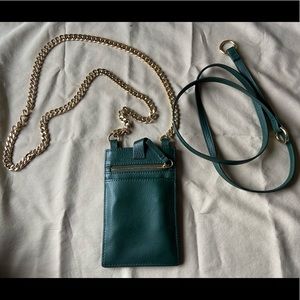 Dark green Mark and Graham Cell Phone Crossbody